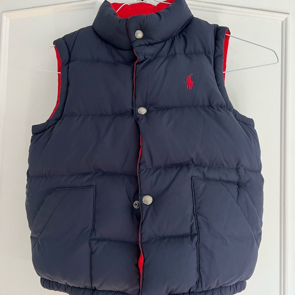 Ralph Lauren Polo Puffer Vest Reversible